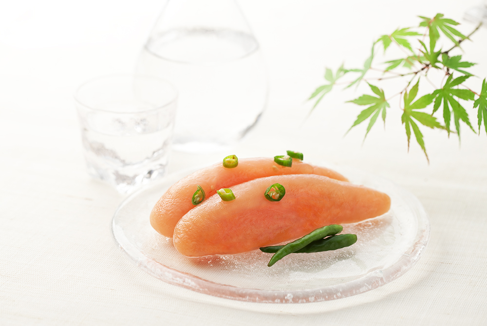 青唐辛子明太子（1本物）300g | 楢崎商店